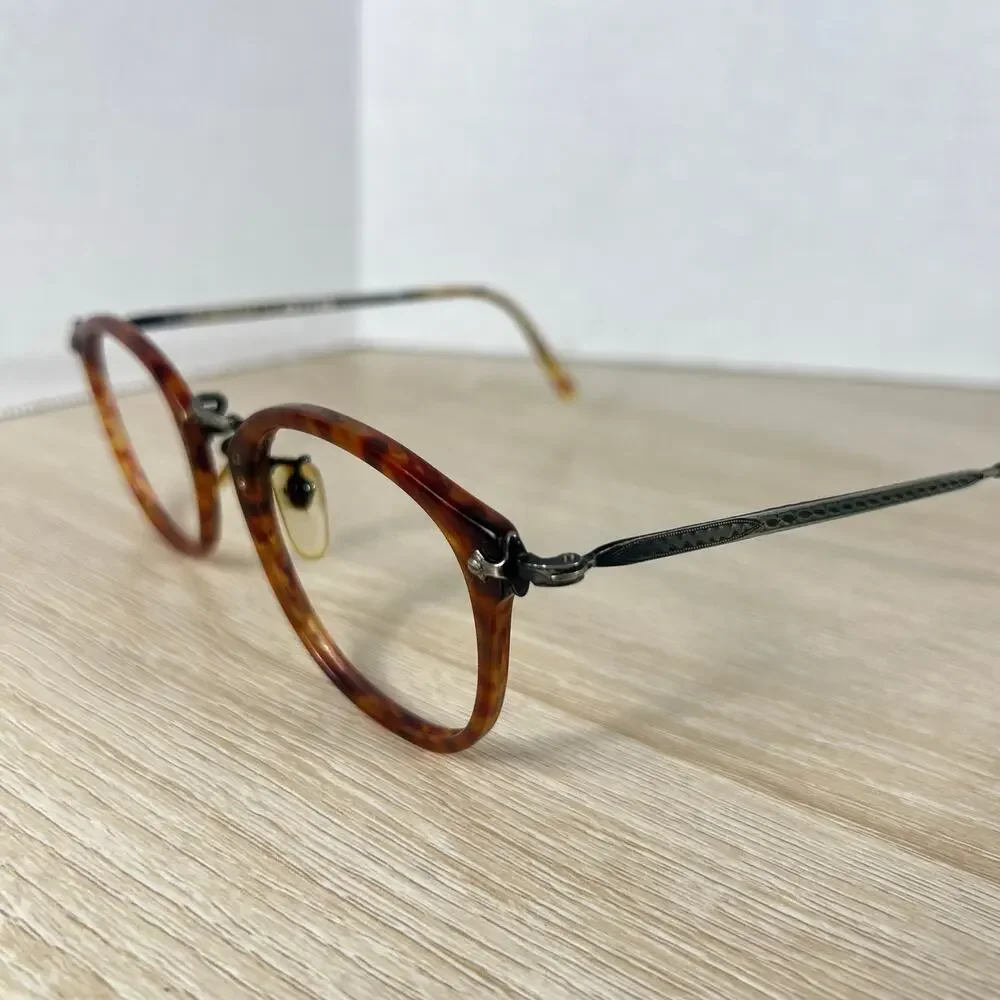 Vintage RARE! Oliver Peoples 506 CLB AG Optec Japan Sunglasses Frames Only Brown